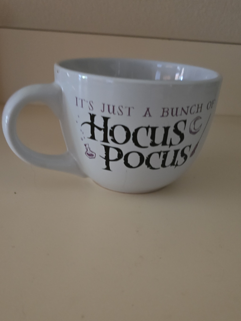 Disney White Hocus Pocus Ceramic Mug